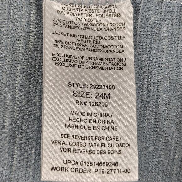 LITTLE BROTHER BY PIPPA & JULIE BABY BOY'S CARDIGAN - SIZE 24M - STYLE 29222100 - Picture 4 of 5